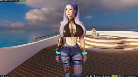 Naugthy Sara online show from 10.31.25