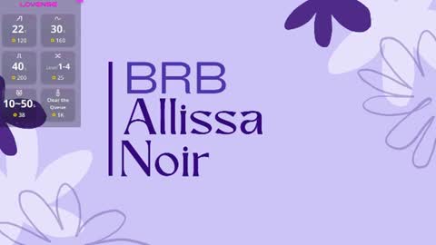 Allissa  online show from 06.17.26