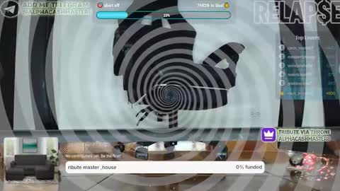 Snapshot of alphacashmaster8 chatting on 02.19.26 MASTER FINDOM DRAIN... online show from 02.19.26