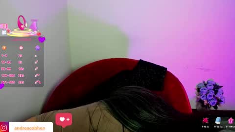 Snapshot of andreacohenz chatting on 10.09.25 andrea online show from 10.09.25