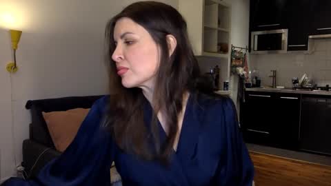 Snapshot of angeladarkk chatting on 01.24.25 Angela online show from 01.24.25