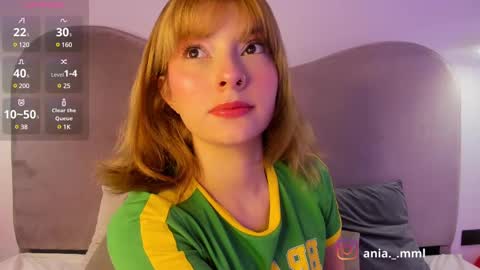 Snapshot of ania_mml chatting on 02.22.25 Ania online show from 02.22.25