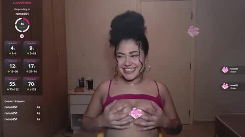 Snapshot of ann4montez_ chatting on 12.24.24 Anna online show from 12.24.24