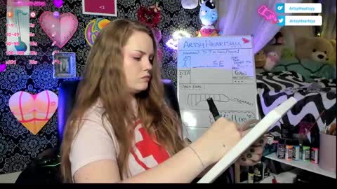 ArtsyHeartsyy online show from 02.06.25