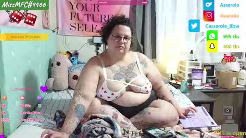 Snapshot of asserolee chatting on 02.06.26 Cassie online show from 02.06.26