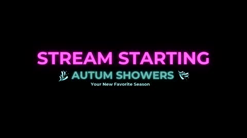 Autum Showers online show from 06.06.26