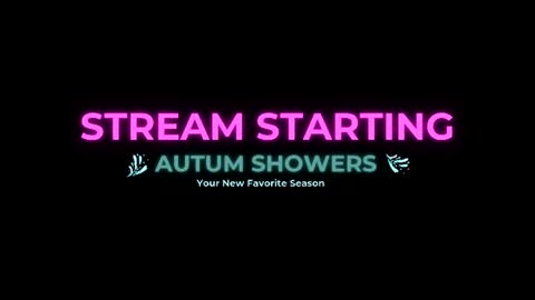 Autum Showers online show from 06.12.26