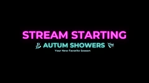 Autum Showers online show from 07.01.26