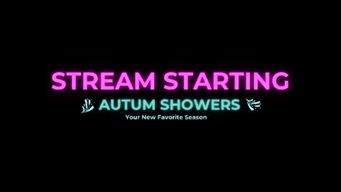 Autum Showers online show from 07.09.26