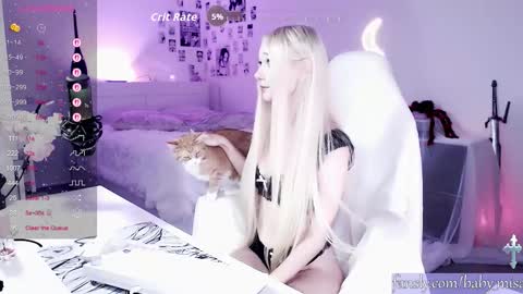 Snapshot of baby_misa chatting on 10.03.25 Misa - online show from 10.03.25