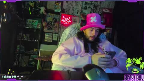 Snapshot of beastbxy chatting on 02.03.25 beast bxy online show from 02.03.25