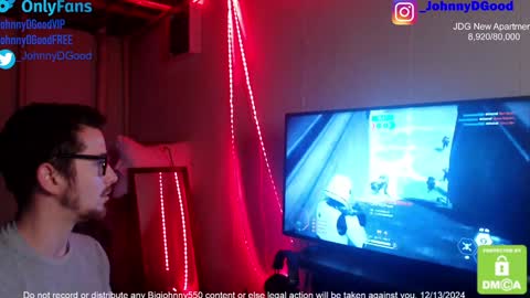 Snapshot of bigjohnny550 chatting on 12.13.24 Johnny D Good online show from 12.13.24