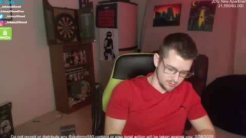 Snapshot of bigjohnny550 chatting on 02.26.25 Johnny D Good online show from 02.26.25