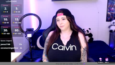 Snapshot of bigtittedtattedlesbian chatting on 01.08.25 Nichole lights online show from 01.08.25