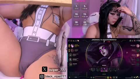 Snapshot of black_viperr chatting on 02.10.25 Mel online show from 02.10.25