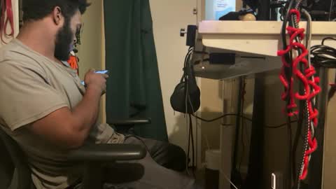 Snapshot of blakjag chatting on 09.13.25 Blackjag00 online show from 09.13.25