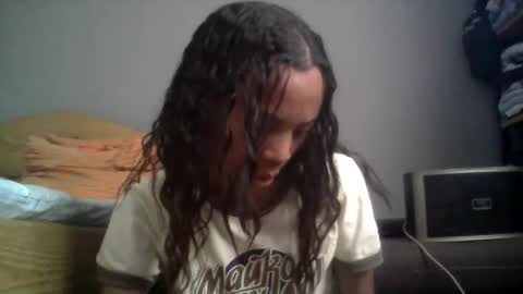 Snapshot of boozyart chatting on 10.28.25 boozyArt online show from 10.28.25