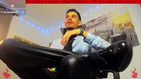 Snapshot of brayhambrown chatting on 09.16.25 brayhambrown online show from 09.16.25