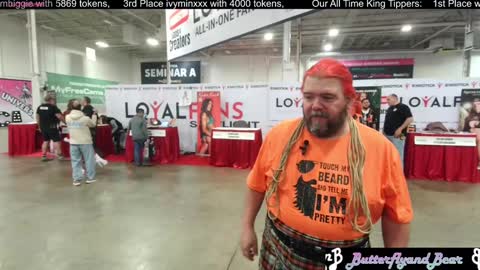 Snapshot of butterflyandbear chatting on 12.06.24 Butterfly and Bear online show from 12.06.24