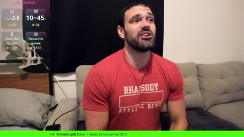 Snapshot of chasemason20 chatting on 07.28.26 Onlyfans chasingfit Instagram the arguer Twitter chasingfitOF online show from 07.28.26