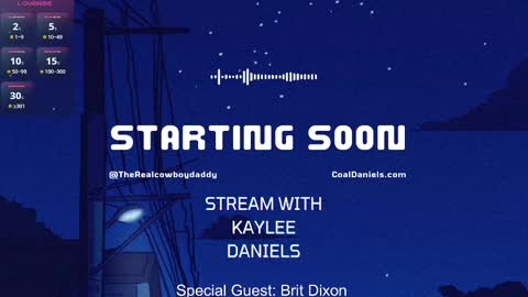 Coal Daniels online show from 02.23.25