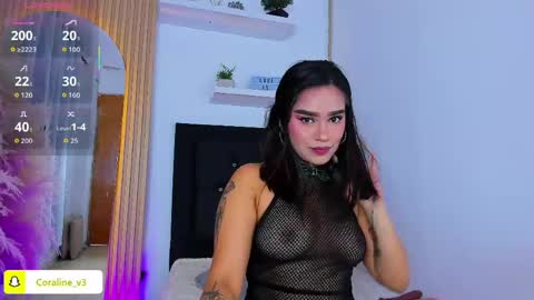 Coraline connected from 10 pm to 6 am Colombia time online show from 05.23.26