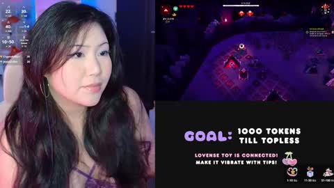 Snapshot of cutecurvyhana chatting on 10.14.25 Cute Curvy Hana online show from 10.14.25