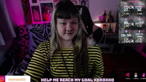Snapshot of destroyall420 chatting on 06.07.26 Lola Bdsm and fries online show from 06.07.26
