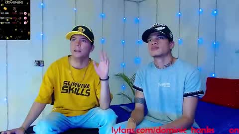 Snapshot of dominic_hanks chatting on 01.07.25 DOMINIC AND ANDREW online show from 01.07.25