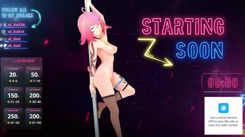 Snapshot of el_xox chatting on 10.05.25 el XoX online show from 10.05.25