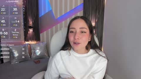 Snapshot of emily_layton chatting on 01.22.25 Emily online show from 01.22.25