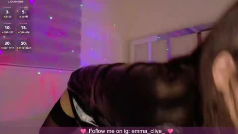 Snapshot of emma_clive chatting on 02.19.25 Emma online show from 02.19.25