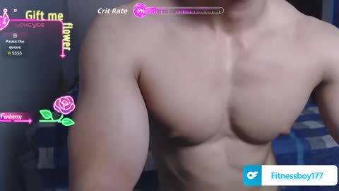 Snapshot of fitnessboy177 chatting on 06.08.26 fitnessboy177 online show from 06.08.26