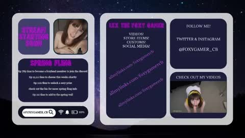 Lex Vive foxygamer cb online show from 05.29.26