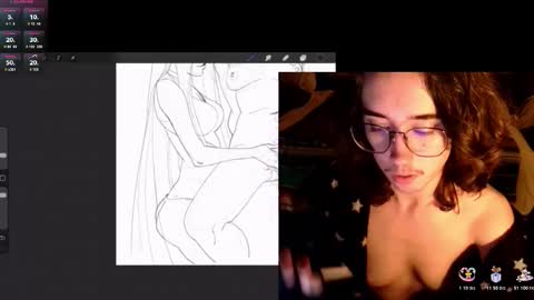 Snapshot of ghostinthebottle chatting on 10.26.25 Ghost online show from 10.26.25