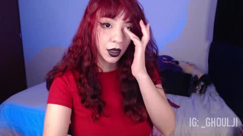 Snapshot of ghoulji chatting on 12.18.24 Annie   Im going to be offline from 29nov to 3dec online show from 12.18.24