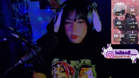 Snapshot of gloriette__ chatting on 01.19.25 LALISA online show from 01.19.25