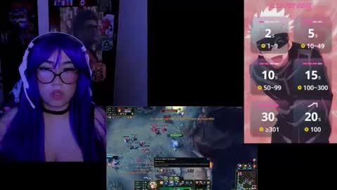 Snapshot of gloriette__ chatting on 11.30.25 LALISA online show from 11.30.25