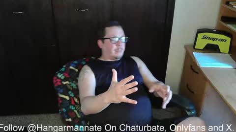 Snapshot of hangarmannate chatting on 04.20.26 Nate online show from 04.20.26