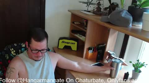 Snapshot of hangarmannate chatting on 04.25.26 Nate online show from 04.25.26