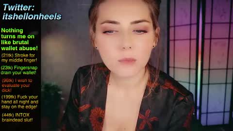 Snapshot of hell_on_heels_ chatting on 01.23.25 - show loyalty and subscribe - online show from 01.23.25