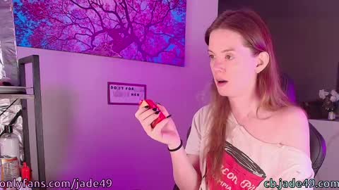 Snapshot of jade49 chatting on 03.18.26 Jade49 online show from 03.18.26