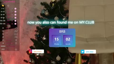 Snapshot of jane_meys chatting on 12.22.24 your kitty JANE roawww online show from 12.22.24