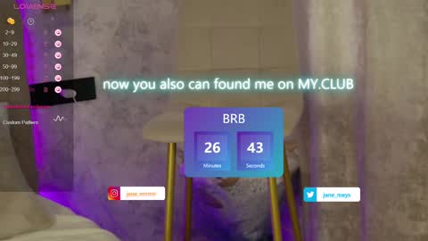 Snapshot of jane_meys chatting on 02.21.25 your kitty JANE roawww online show from 02.21.25