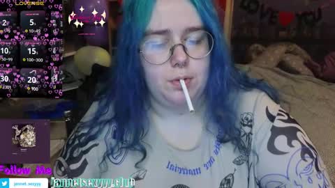 Snapshot of jannet_star chatting on 02.23.25 Jannet online show from 02.23.25
