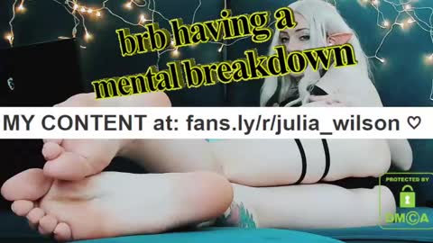 Snapshot of julia_wilson chatting on 01.05.25 ALL MY CONTENT at    online show from 01.05.25