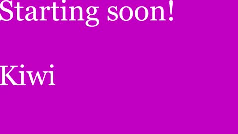 Kiwi online show from 01.13.26