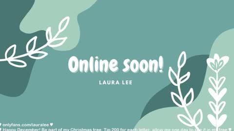 Laura Lee. online show from 12.20.25
