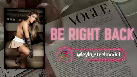Snapshot of leyla_steel chatting on 04.26.26 INSTA leylasteel model online show from 04.26.26