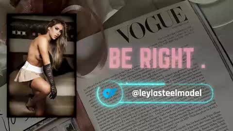 Snapshot of leyla_steel chatting on 05.06.26 INSTA leylasteel model online show from 05.06.26